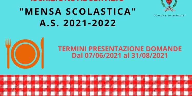 Brindisi: Iscrizione al servizio ristorazione scolastica per l’anno scolastico 2021/202 come fare