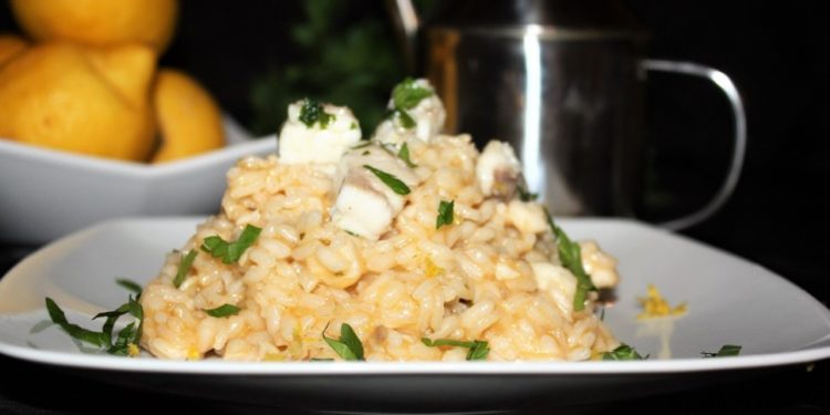 Risotto al filetto di cernia