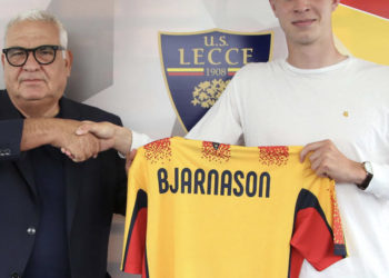 Lecce: presentato Bjarnason