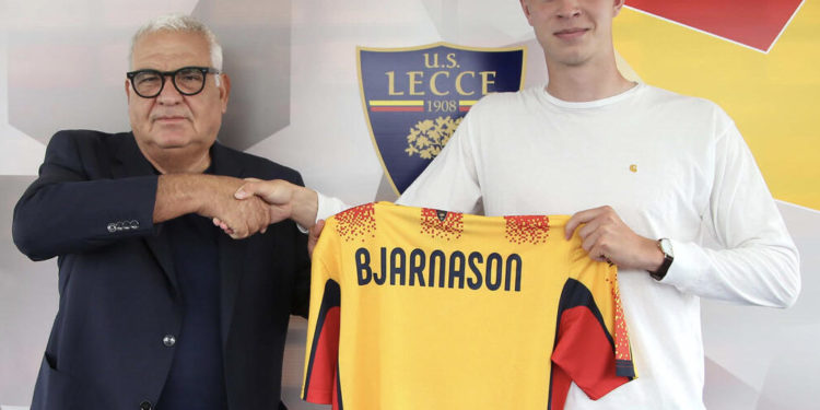 Lecce: presentato Bjarnason