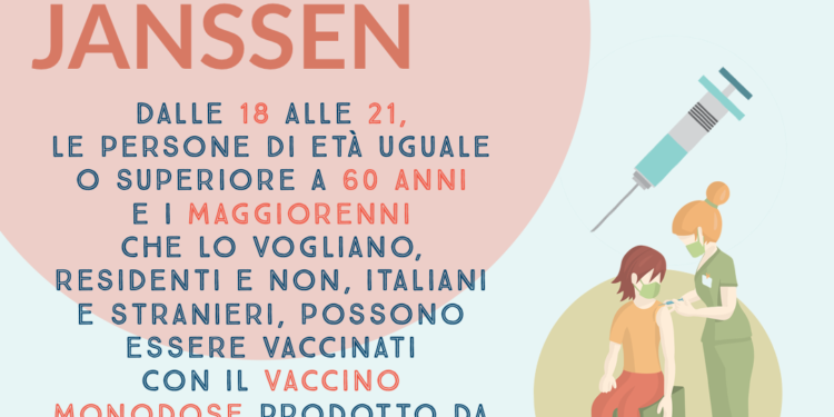 Il 25 Agosto a Lecce Open Day Janssen. Vaccinazione senza prenotazione in Piazza Duomo alle 18
