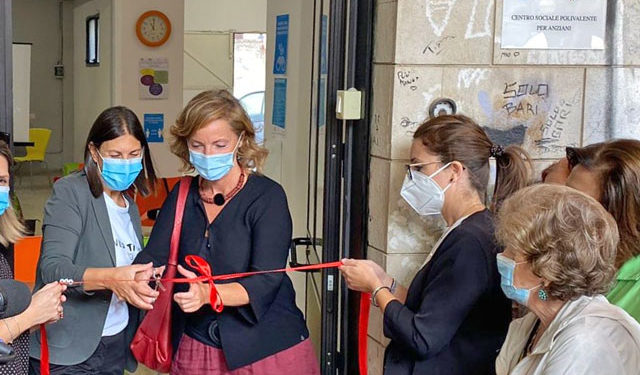 Ieri mattina l’assessora Bottalico all’inaugurazione del nuovo Centro sociale polivalente per anziani in viale della Repubblica