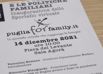 INAUGURATO LO SPORTELLO VIRTUALE “PUGLIA FOR FAMILY”. EMILIANO E BARONE: INFORMAZIONI, SOSTEGNO E ORIENTAMENTO
