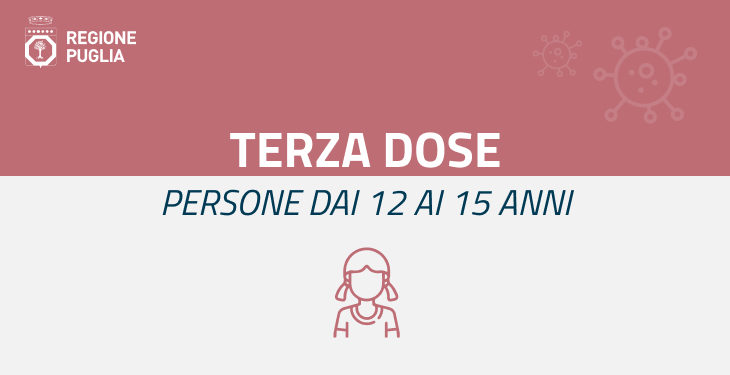 Richiamo del vaccino anti-Covid: prenotazioni per la fascia 12-15 anni