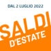 Saldi estivi in programma dal 2 luglio al 15 settembre 2022