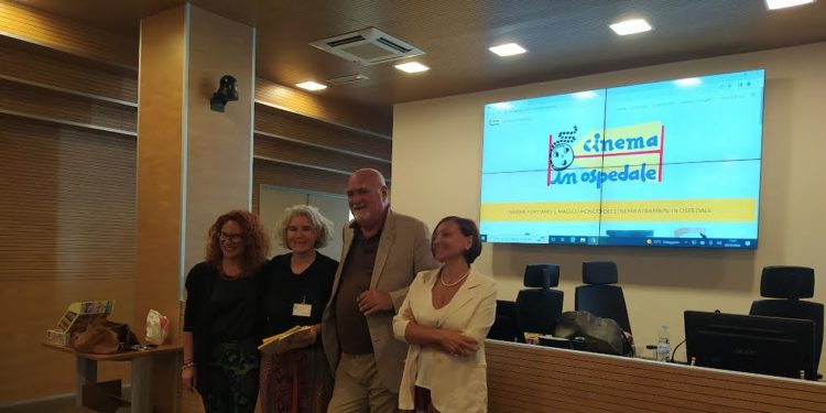 Il Nuovo Fantarca ha presentato “Cinema in ospedale”